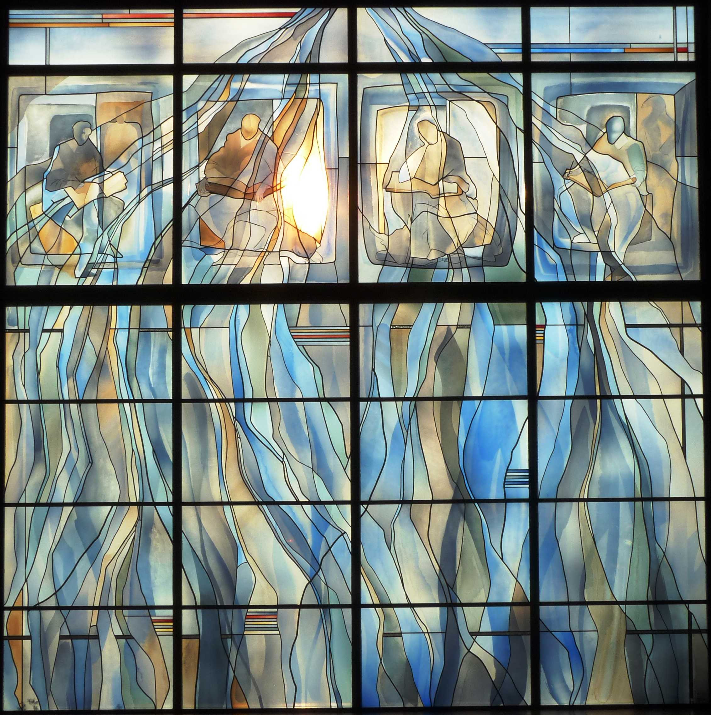 Kirchenfenster, gestaltet von Janet Brooks Gerloff